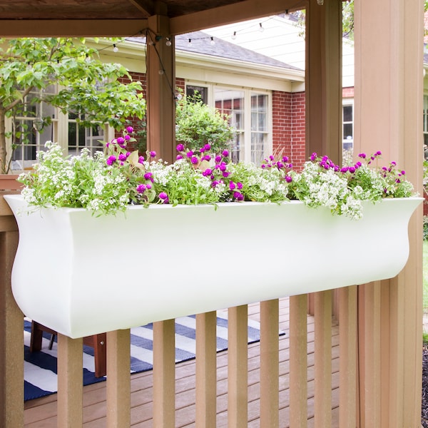 Valencia 4' Window box - White